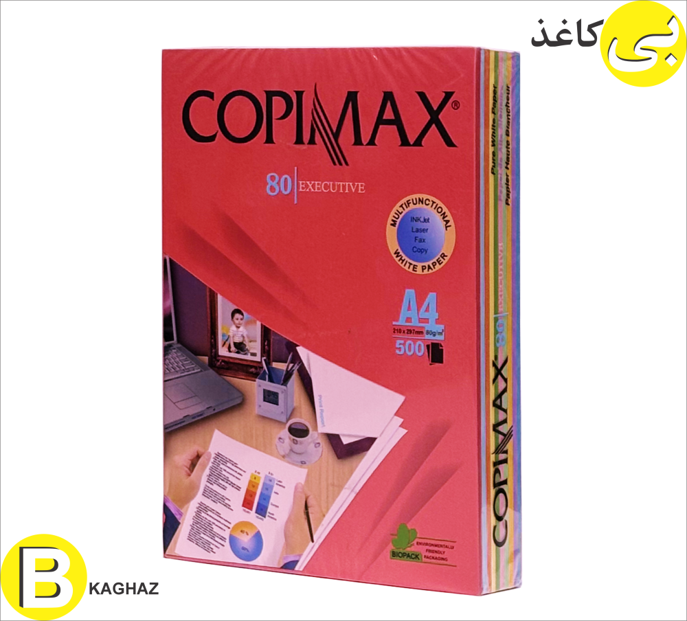 کاغذ رنگی 10 رنگ کپی مکس 80 گرم